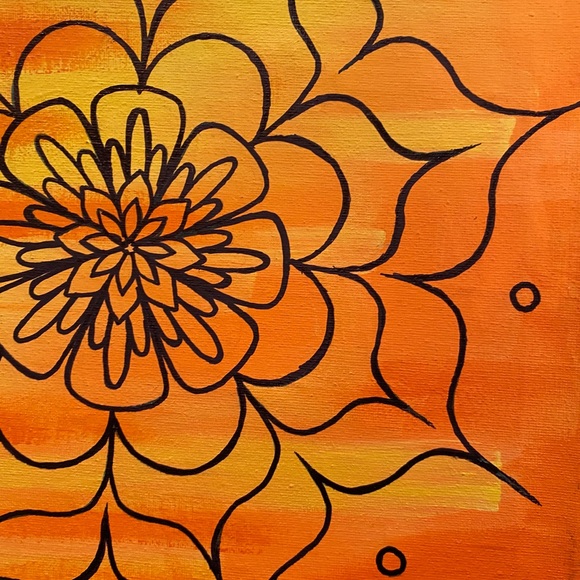 MEDIUM Sunrise mandalas set of 4 medium - Picture 5 of 6